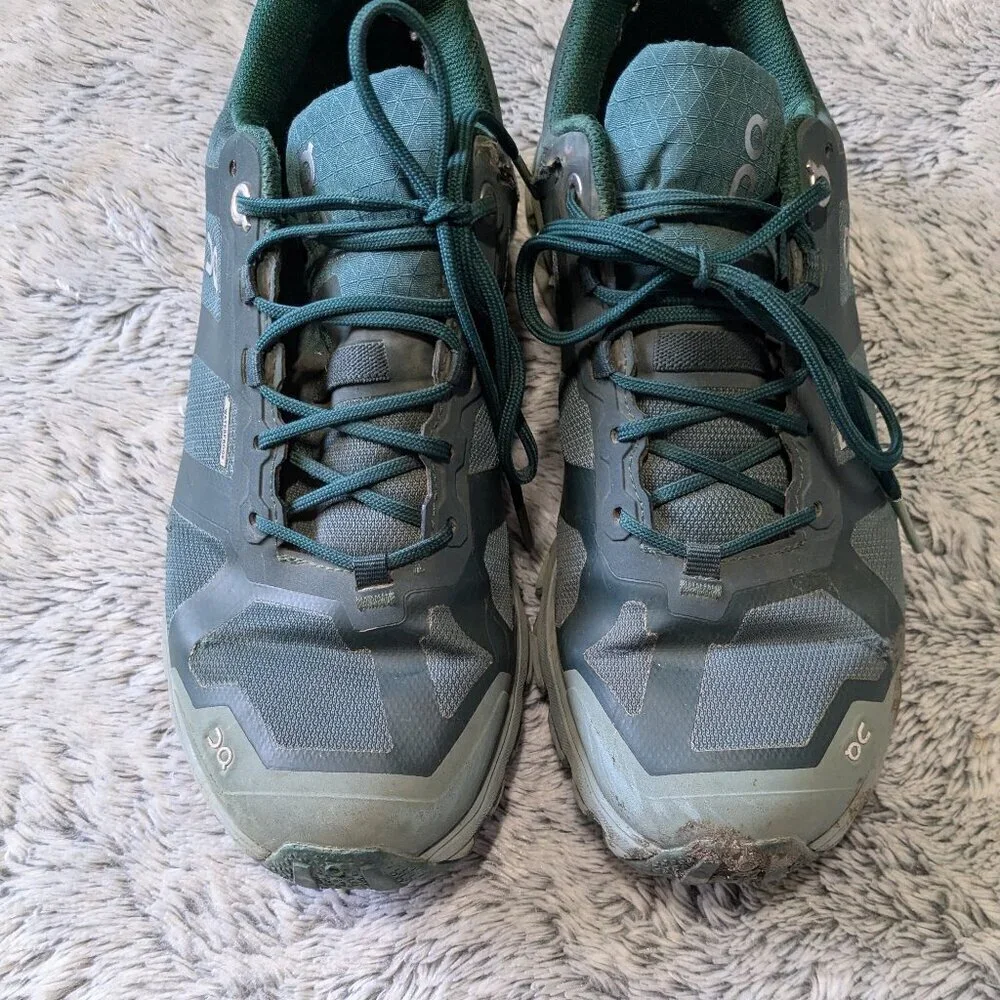 On Running Cloudventure Green Hiking Trail Runners Size 7